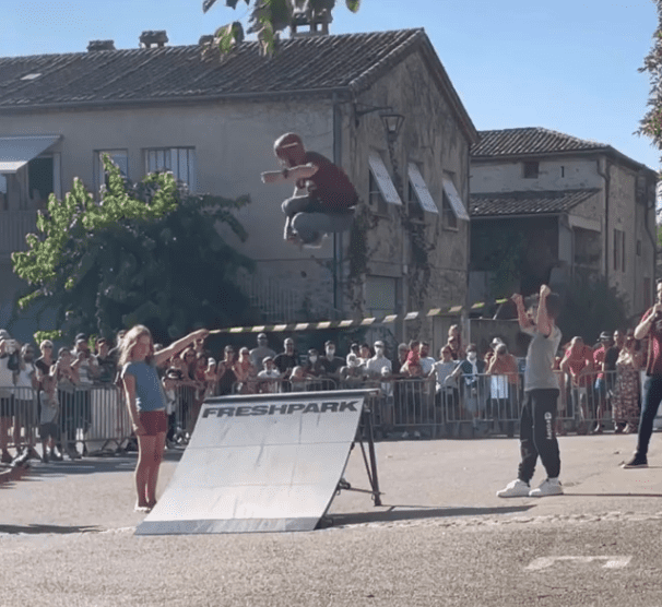 Échappées Belles Freestyle en Ardèche, show de sports urbains