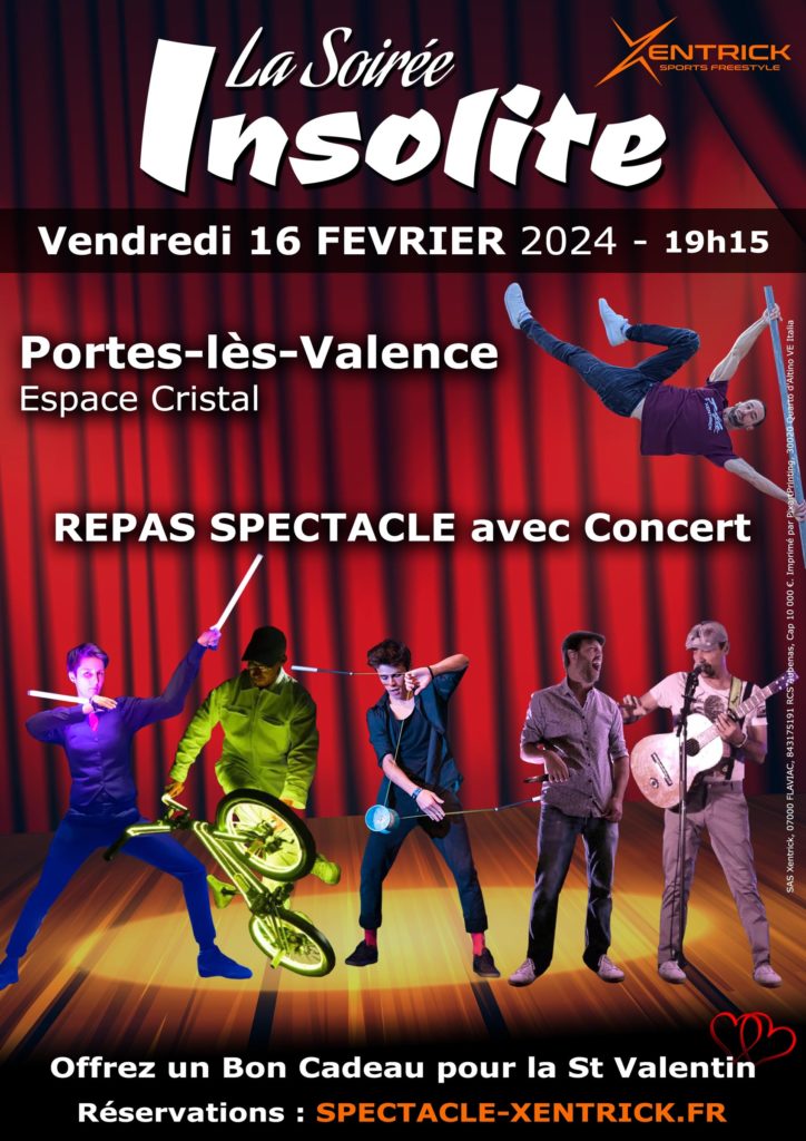 Affiche : La Soirée Insolite - Portes-lès-Valence